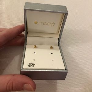 Macy’s 10K gold earrings